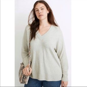 MADEWELL Bartlett V-Neck Pullover Sweater NWT Sm